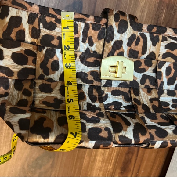 Harvey Seatbelt Leopard Carriage Ring Bag. Bag is like brand new. - Picture 10 of 11